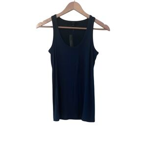 NWT J. Crew Women's Blue Ribbed Sleeveless Tank Size S